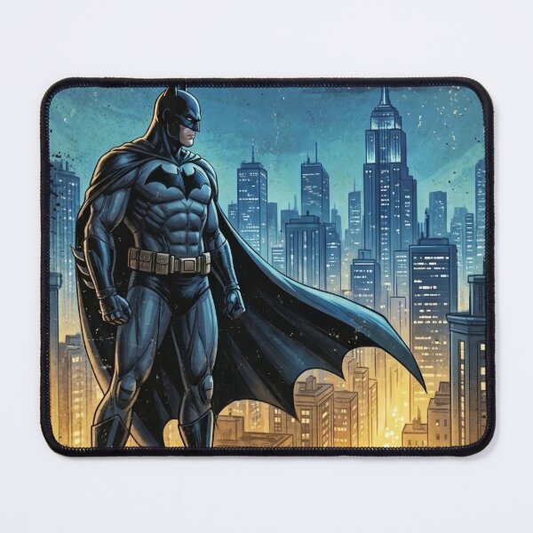 Item preview, Gotham Knight Dark City Rooftop Retro 90s Vintage Comic Style designed and sold by Thogan0416.