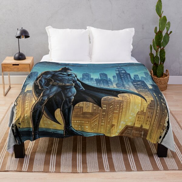 Item preview, Gotham Knight Dark City Rooftop Retro 90s Vintage Comic Style designed and sold by Thogan0416.