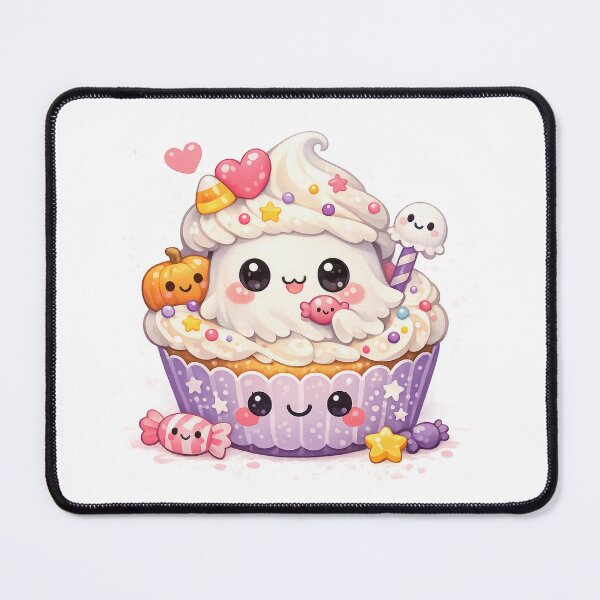 Item preview, Kawaii Ghost Cupcake designed and sold by Sommium .