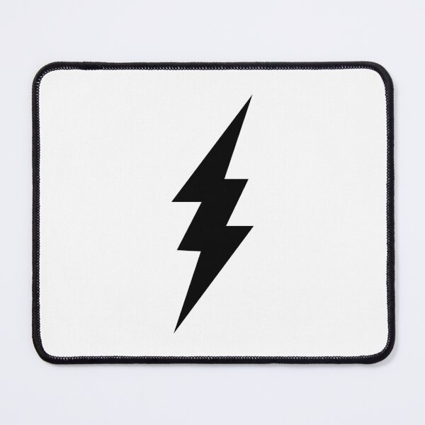 Item preview, Black Lightning Bolt Symbol Design designed and sold by pattern-archive.