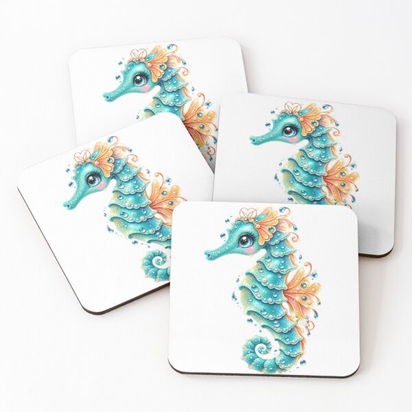 Item preview, Fairy Seahorse of the Namaloue Lagoons designed and sold by cheznamaloue.