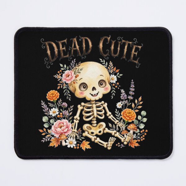 Item preview, Dead Cute Skeleton Flowers – Pastel Halloween Watercolor designed and sold by ZyVoAli.