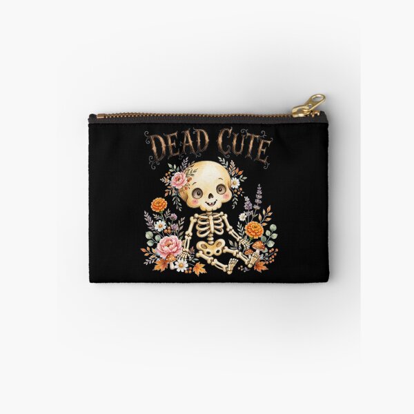 Item preview, Dead Cute Skeleton Flowers – Pastel Halloween Watercolor designed and sold by ZyVoAli.
