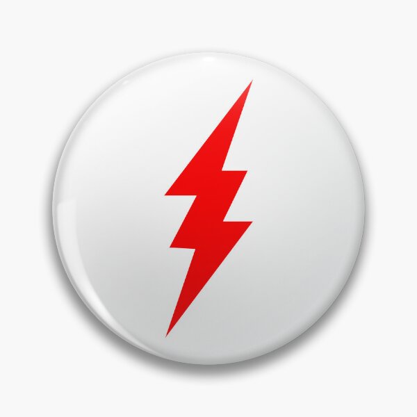 Item preview, Red Lightning Bolt Symbol Design designed and sold by pattern-archive.