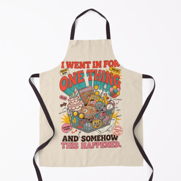 Item preview, I Went in for One Thing Funny Thrift Shopping Vintage Finds designed and sold by Pick&Grin.