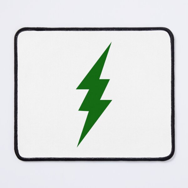 Item preview, Dark Green Lightning Bolt Symbol Design designed and sold by pattern-archive.