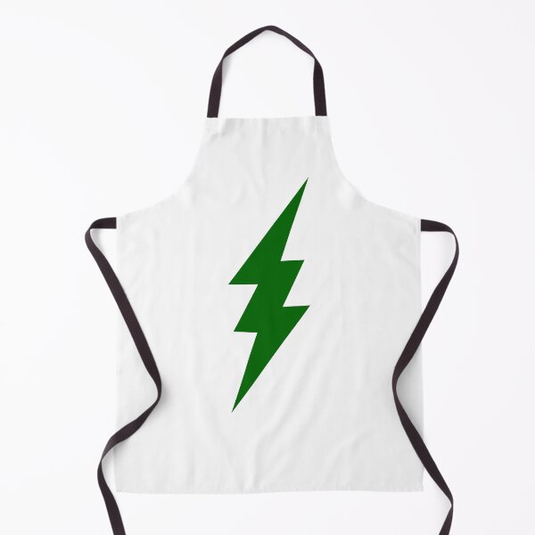 Item preview, Dark Green Lightning Bolt Symbol Design designed and sold by pattern-archive.