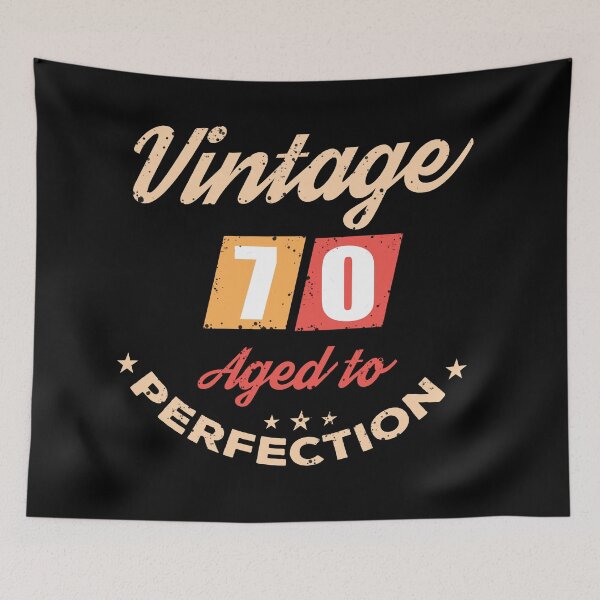 Item preview, Aged To Perfection - Vintage 70 years old - 70th Birthday Party Gift designed and sold by Alexaltay.