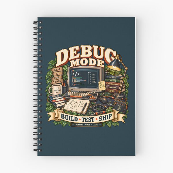 Item preview, Vintage Debug Mode Programmer Coding Design designed and sold by Mostafa Studio.