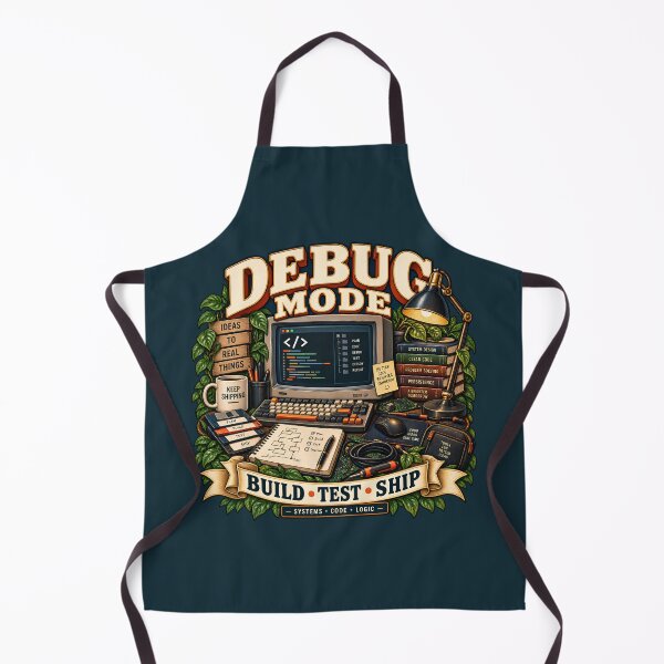 Item preview, Vintage Debug Mode Programmer Coding Design designed and sold by Mostafa Studio.