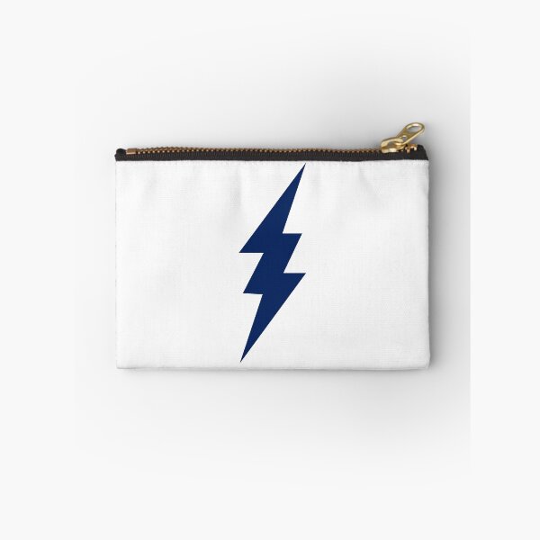 Item preview, Navy Blue Lightning Bolt Symbol Design designed and sold by pattern-archive.