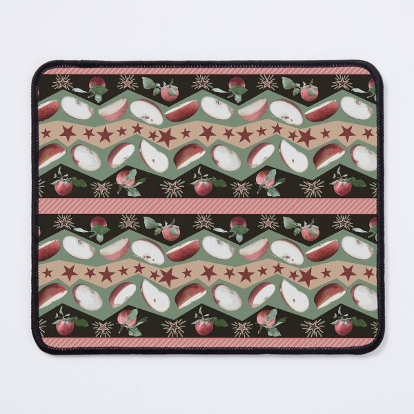 Item preview, Farm Fresh Apple Slice Zig Zag Stripes designed and sold by Digitalmyth's Designs.