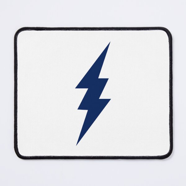 Item preview, Navy Blue Lightning Bolt Symbol Design designed and sold by pattern-archive.