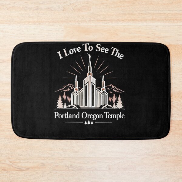 Item preview, Portland Dragon Temple Travel Poster Vintage Japanese Inspired City Landmark designed and sold by THREE LITTLE BEANS.