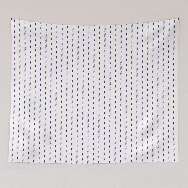 Item preview, Dark Purple Lightning Bolt Symbol Design designed and sold by pattern-archive.