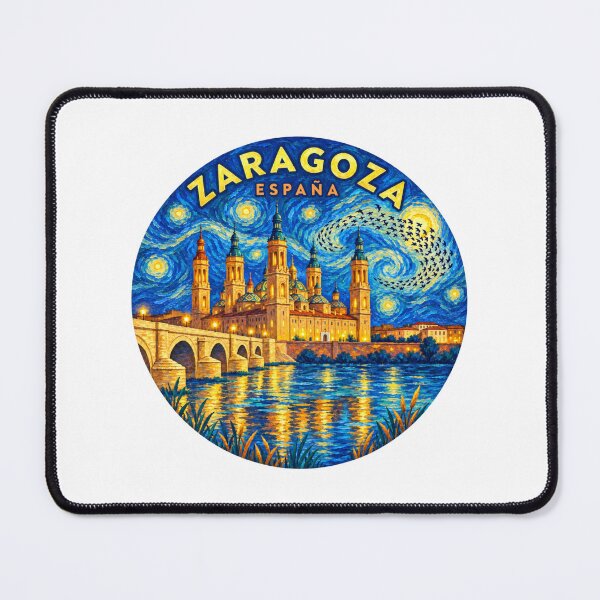Item preview, Zaragoza España: Basílica del Pilar Starry Night designed and sold by CircinusStore.