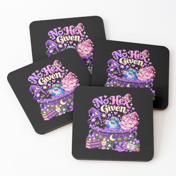 Item preview, No Hex Given – Witchy Cats Self Care Cauldron designed and sold by BigfeetLittlepaws.