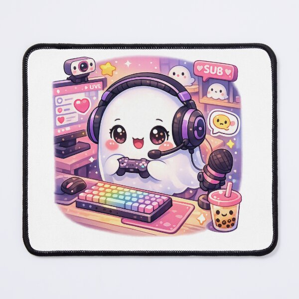 Item preview, Kawaii Streaming Ghost designed and sold by Sommium .