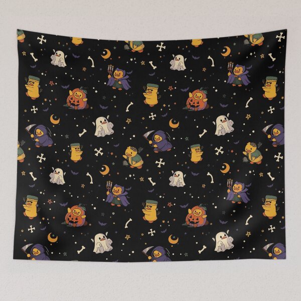 Item preview, Quack or Treat Duck Pattern designed and sold by Tobe Fonseca®.