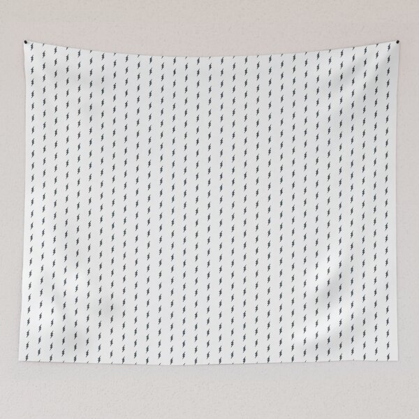 Item preview, Charcoal Lightning Bolt Symbol Design designed and sold by pattern-archive.