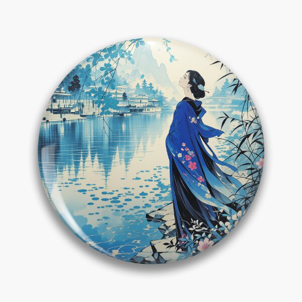 Item preview, Riverside Reverie: The Azure Shore designed and sold by R Zen Creation.