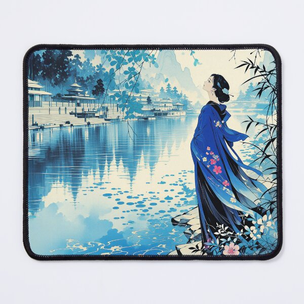 Item preview, Riverside Reverie: The Azure Shore designed and sold by R Zen Creation.