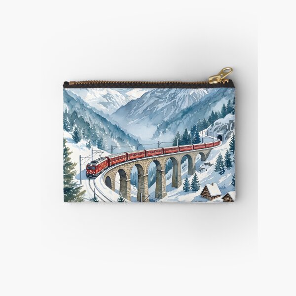 Item preview, Glacier Express Switzerland Travel Poster – Alpine Mountain Train designed and sold by POSTERIOCREW.