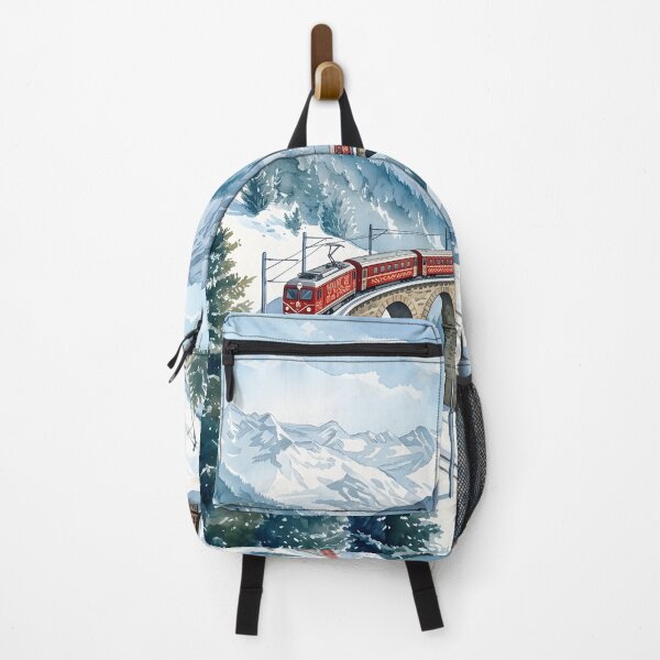 Item preview, Glacier Express Switzerland Travel Poster – Alpine Mountain Train designed and sold by POSTERIOCREW.