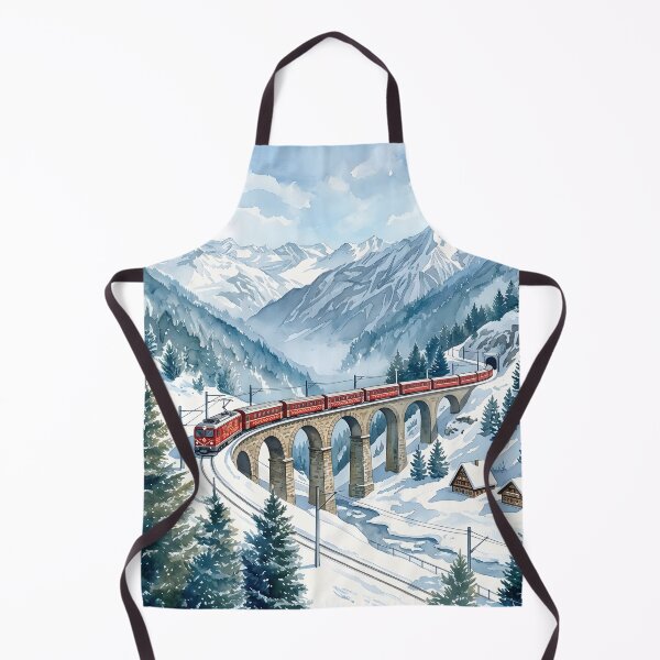Item preview, Glacier Express Switzerland Travel Poster – Alpine Mountain Train designed and sold by POSTERIOCREW.