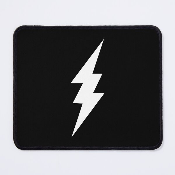 Item preview, White Lightning Bolt Symbol Design designed and sold by pattern-archive.