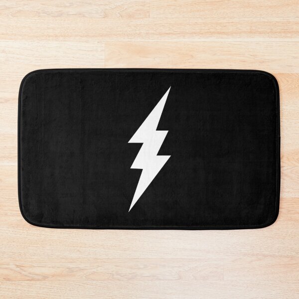 Item preview, White Lightning Bolt Symbol Design designed and sold by pattern-archive.