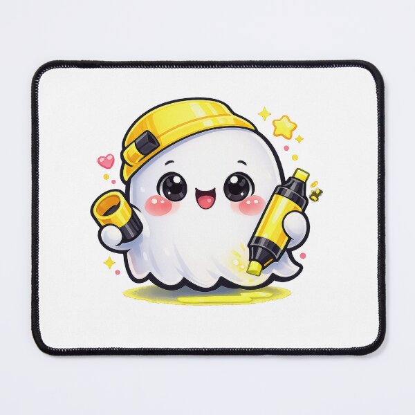 Item preview, Kawaii Highlighter Ghost designed and sold by Sommium .