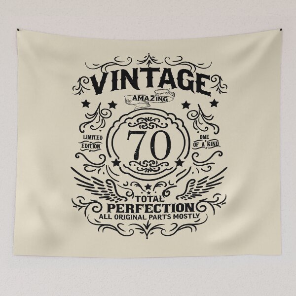 Item preview, Aged To Perfection - Vintage 70 years old - 70th Birthday Party Gift designed and sold by Alexaltay.