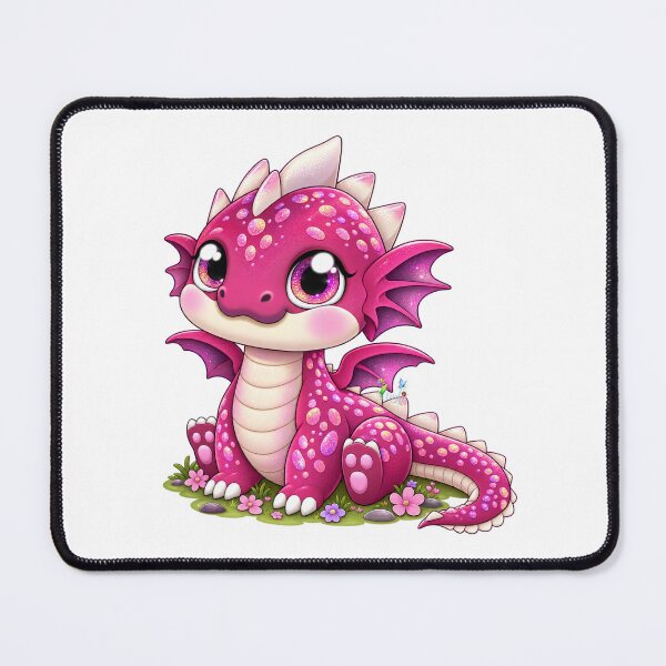 Item preview, Little Enchanted Pink Dragon of Namaloue designed and sold by cheznamaloue.