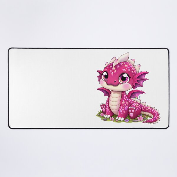 Item preview, Little Enchanted Pink Dragon of Namaloue designed and sold by cheznamaloue.