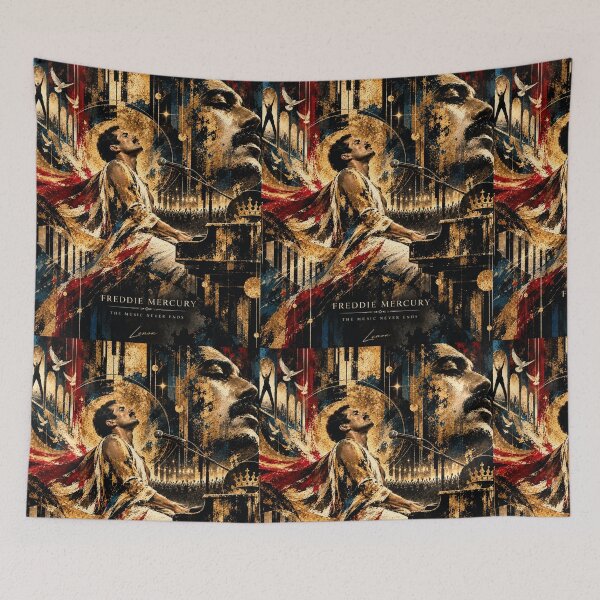 Item preview, Freddie Mercury | The Golden Echo designed and sold by SHOCAMPOS DESIGNS .
