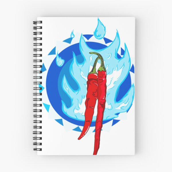Item preview, Chili Pepper Blue Flames Logo  designed and sold by oscaranhhoa.
