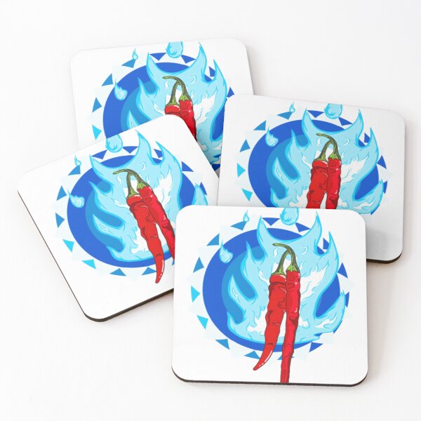 Item preview, Chili Pepper Blue Flames Logo  designed and sold by oscaranhhoa.