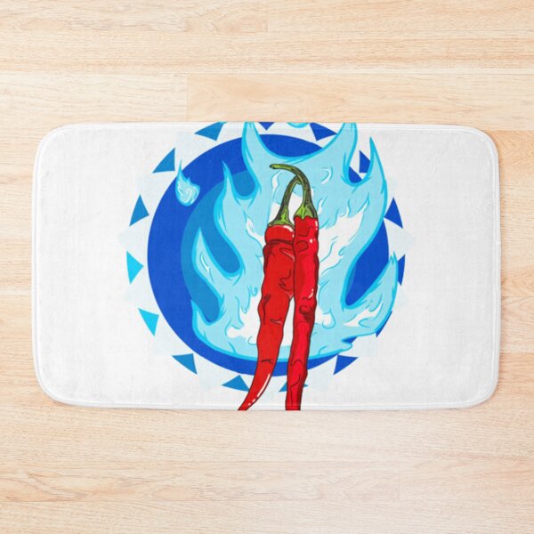 Item preview, Chili Pepper Blue Flames Logo  designed and sold by oscaranhhoa.