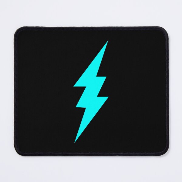 Item preview, Cyan Lightning Bolt Symbol Design designed and sold by pattern-archive.