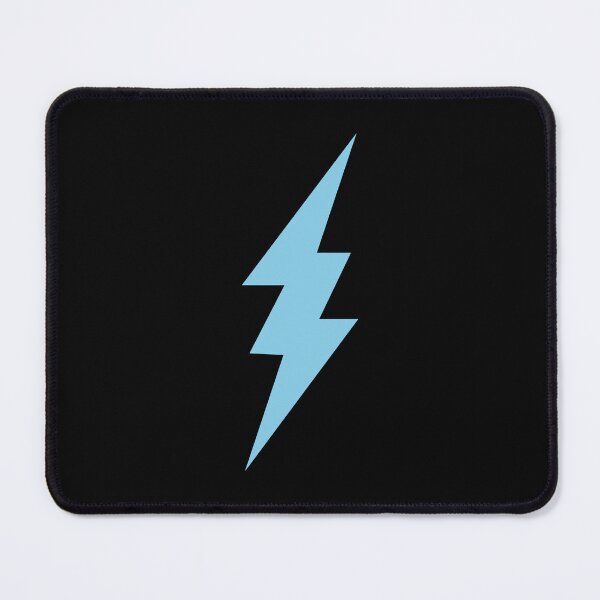 Item preview, Sky Blue Lightning Bolt Symbol Design designed and sold by pattern-archive.