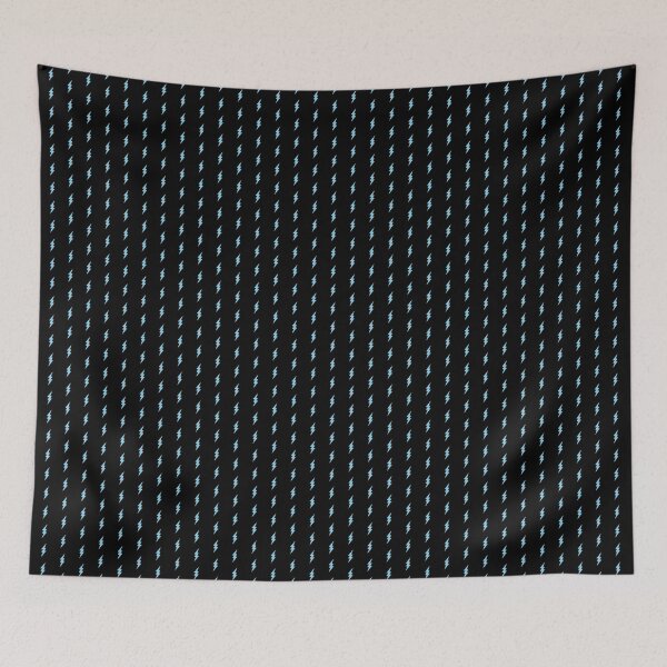 Item preview, Sky Blue Lightning Bolt Symbol Design designed and sold by pattern-archive.