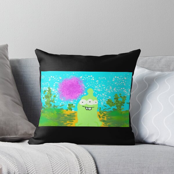 Item preview, Cute Cartoon Alien in Vibrant Landscape designed and sold by Fibi-studio.