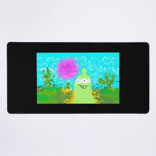Item preview, Cute Cartoon Alien in Vibrant Landscape designed and sold by Fibi-studio.