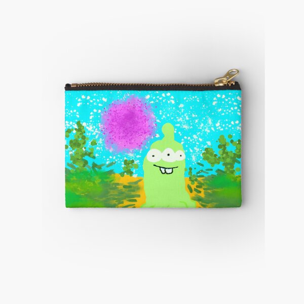 Item preview, Cute Cartoon Alien in Vibrant Landscape designed and sold by Fibi-studio.