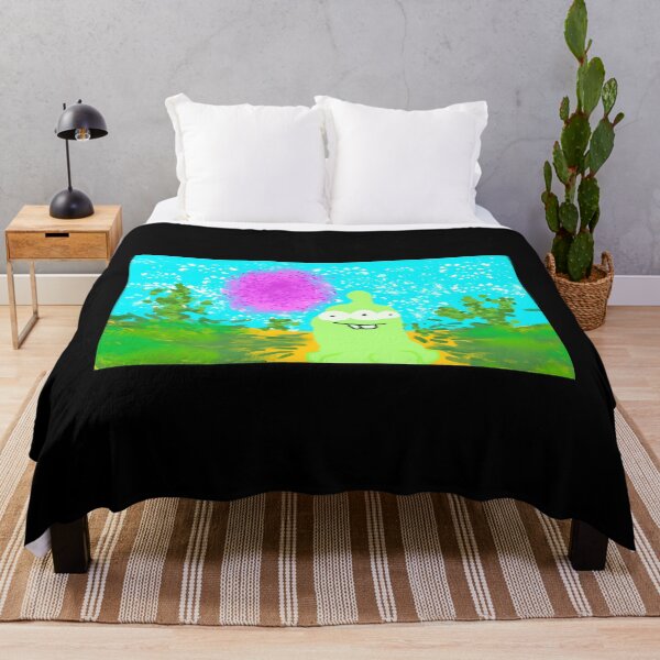 Item preview, Cute Cartoon Alien in Vibrant Landscape designed and sold by Fibi-studio.