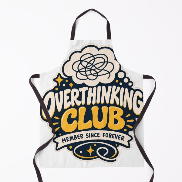 Item preview, Overthinking Club Member Since Forever Funny Mental Chaos designed and sold by Pixel & Ponder.