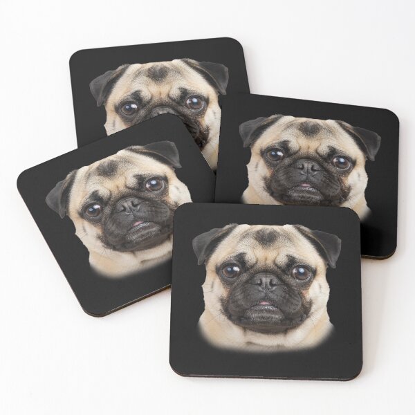 Item preview, Pug Dog Face Portrait Cute Puppy Eyes Dog Art designed and sold by cabana.space.