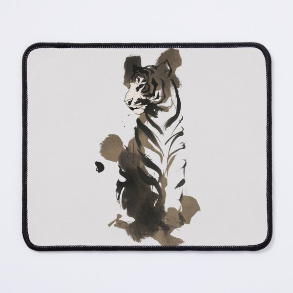 Item preview, A remarkable minimalistic art piece featuring a captivating tiger silhouette designed and sold by 123ks.
