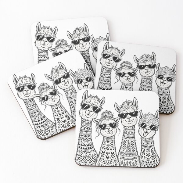 Item preview, Cool Alpaca Squad designed and sold by naturalsurvival.